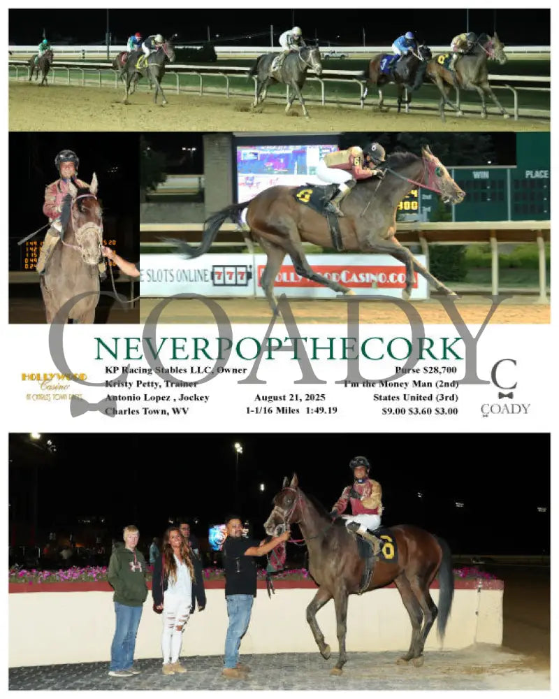NEVERPOPTHECORK - 08-21-25 - R07 - CT Hollywood Casino at Charles Town Races