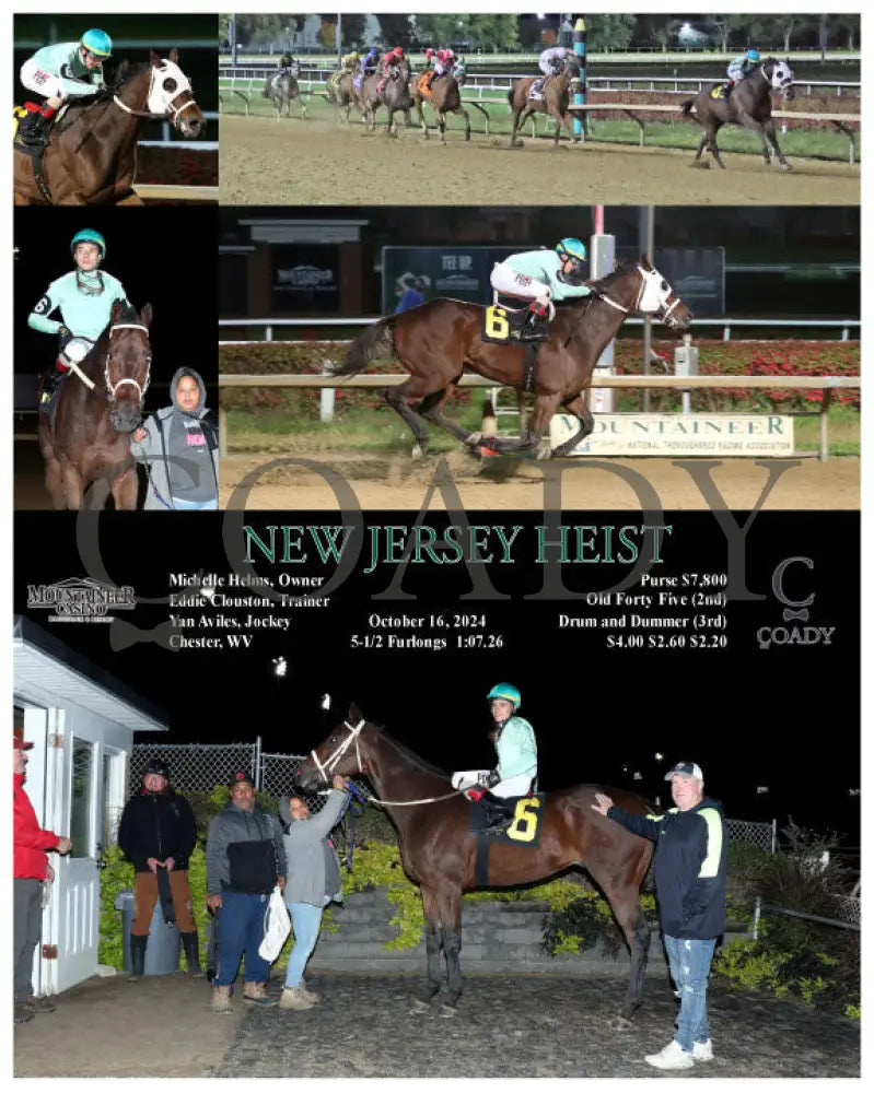 New Jersey Heist - 10-16-24 R04 Mnr Mountaineer Park