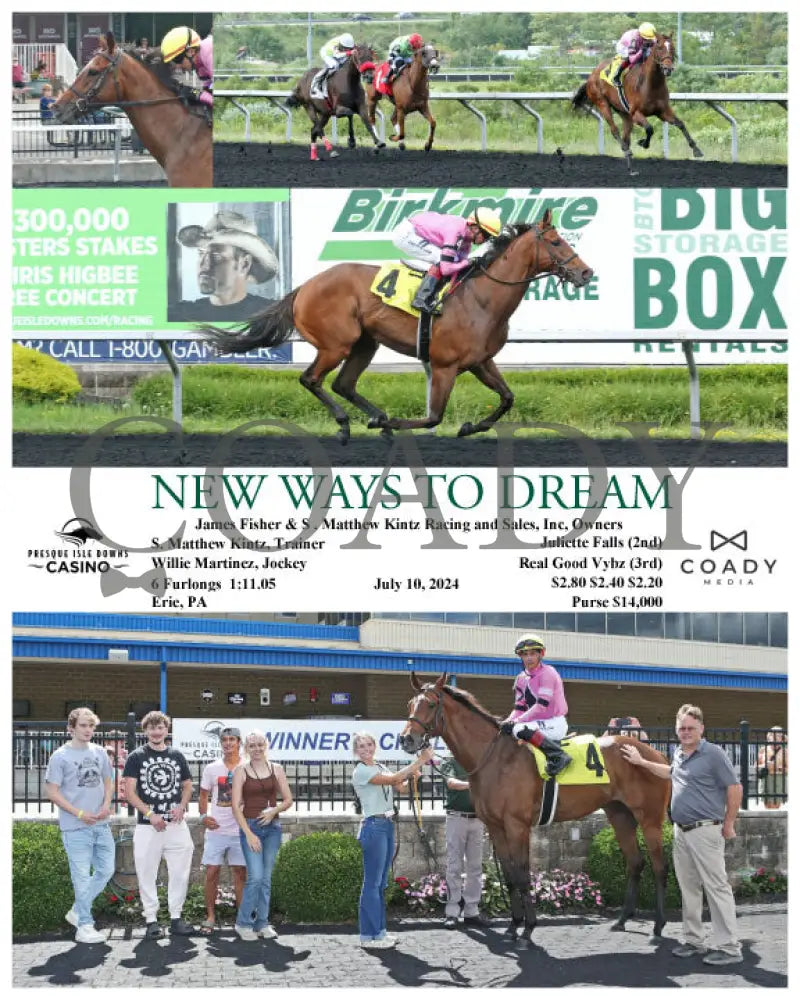 New Ways To Dream - 07-10-24 R03 Pid Presque Isle Downs