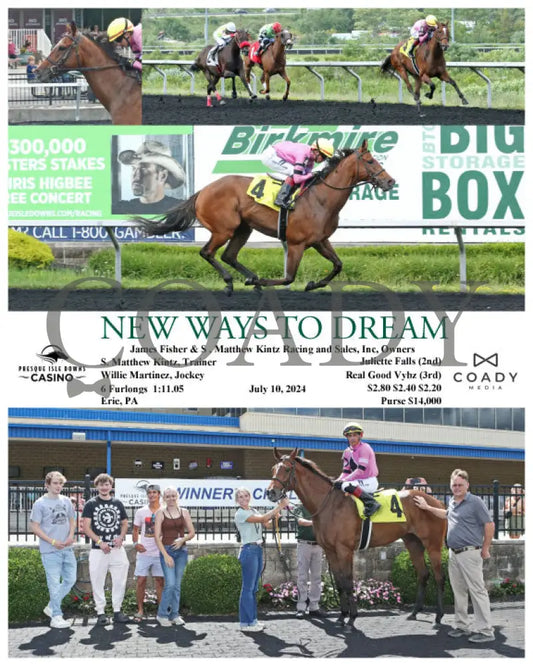 New Ways To Dream - 07-10-24 R03 Pid Presque Isle Downs