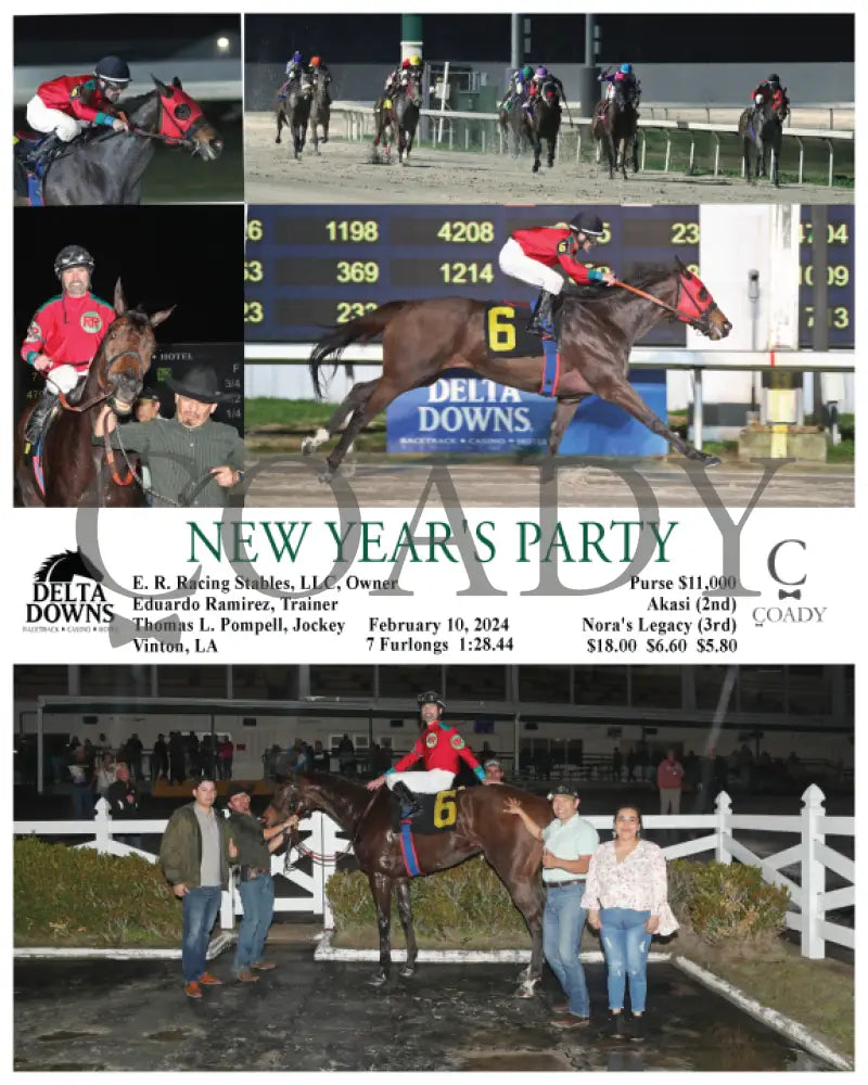 New Year’s Party - 02 - 10 - 24 R06 Ded Delta Downs