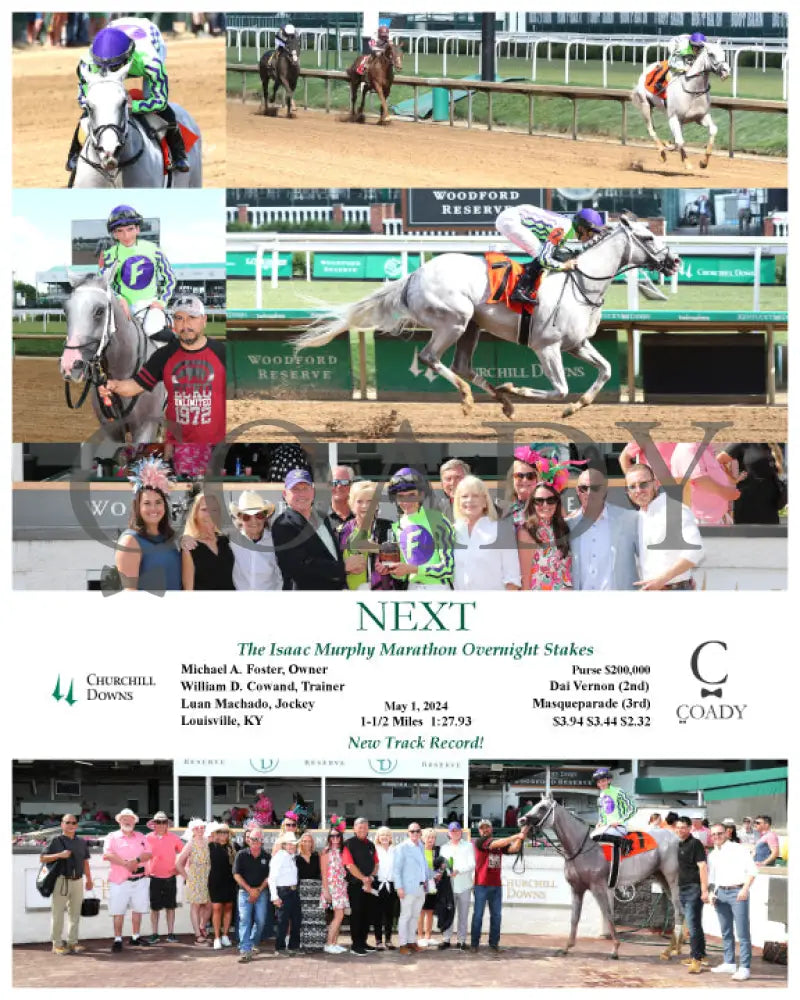 NEXT - The Isaac Murphy Marathon Overnight Stakes - 05-01-24 - R08 - CD - Coady Media - Kurtis Coady Photography