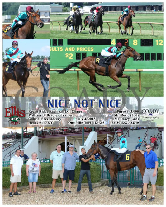 Nice Not - 070418 Race 08 Elp Ellis Park
