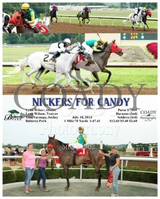 Nickers For Candy - 071814 Race 01 Btp Belterra Park