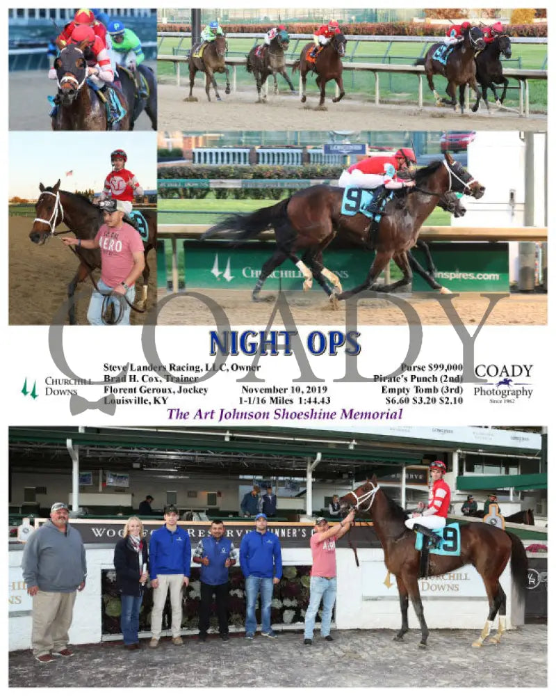 Night Ops - 11-10-19 R09 Cd Churchill Downs