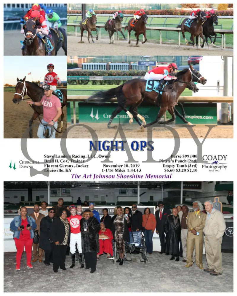Night Ops - 11-10-19 R09 Cd Group Churchill Downs