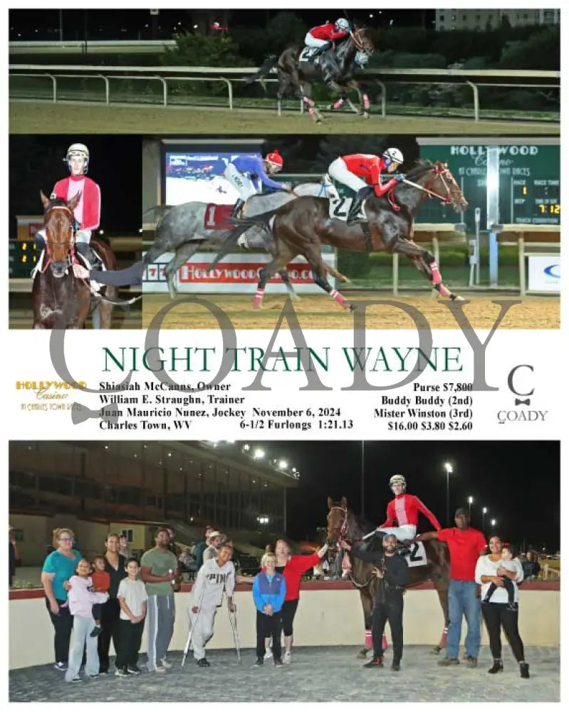 Night Train Wayne - 11-06-24 R01 Ct Hollywood Casino At Charles Town Races