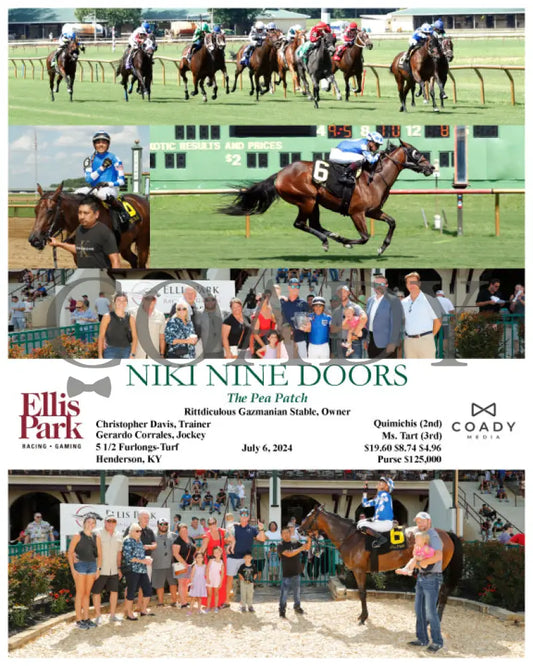 Niki Nine Doors - The Pea Patch 07-06-24 R08 Elp Ellis Park
