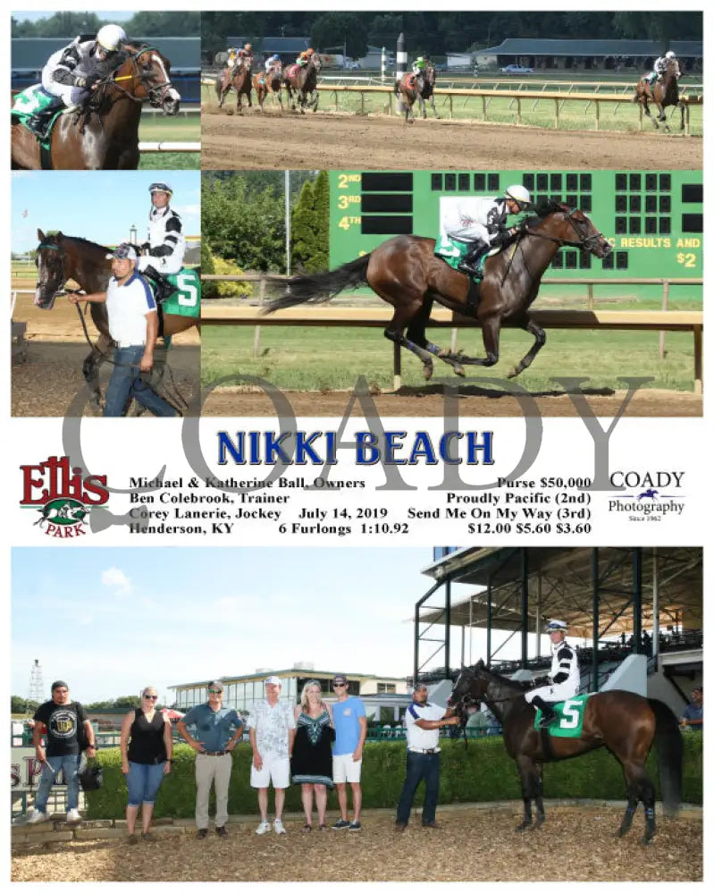 Nikki Beach - 07-14-19 R08 Elp Ellis Park