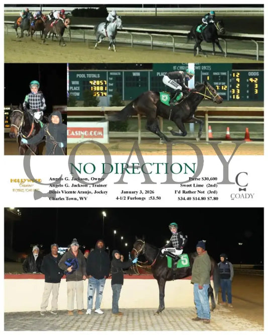 NO DIRECTION - 01-03-26 - R01 - CT Hollywood Casino at Charles Town Races