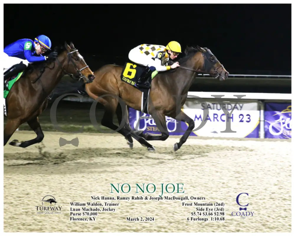 No Joe - 03 - 02 - 24 R08 Tp Action 1 Turfway Park