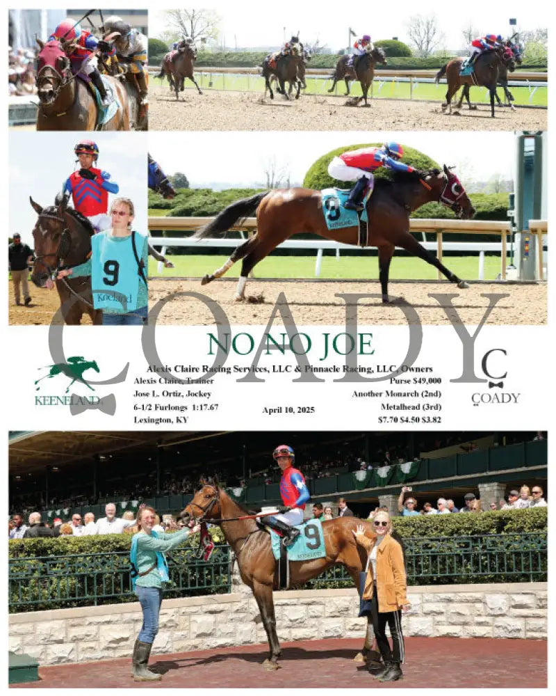 NO NO JOE - 041025 - Race 02 - KEE Keeneland