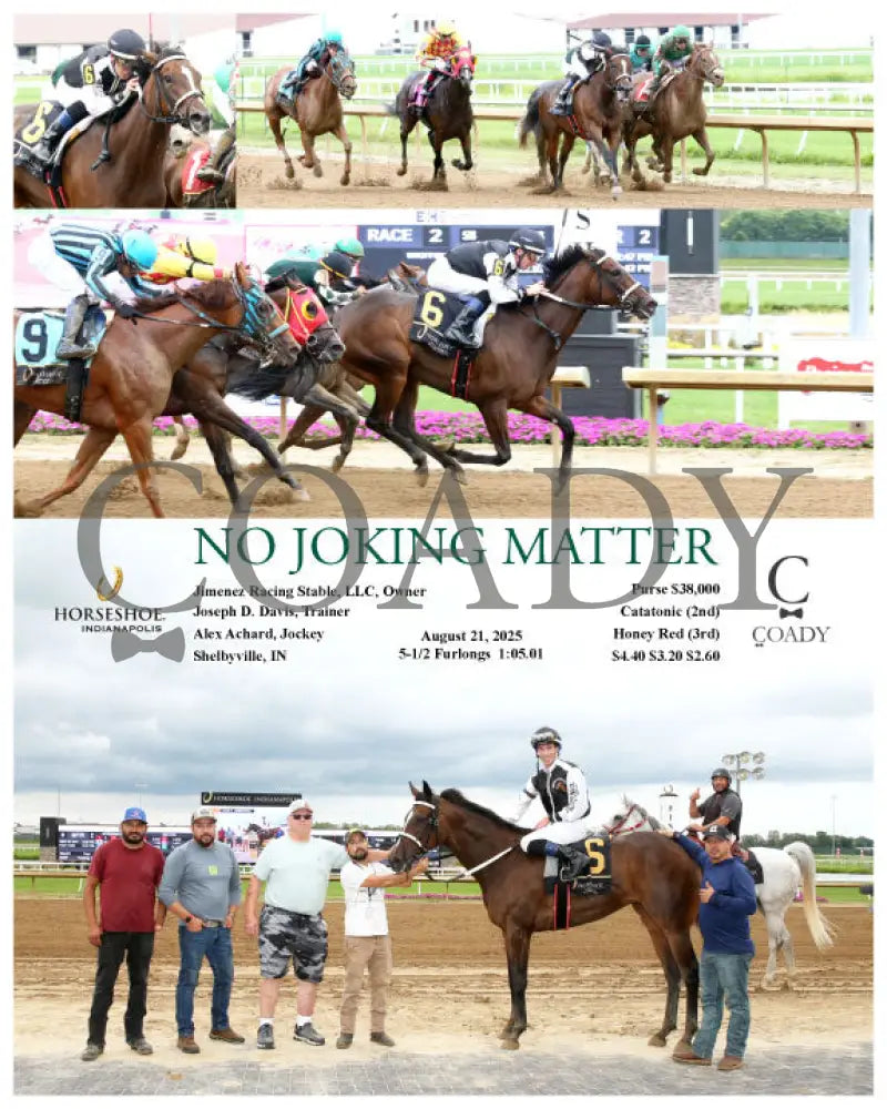 NO JOKING MATTER 08 21 25 R02 IND Indiana Grand