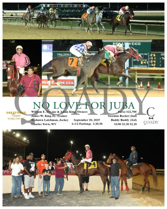 NO LOVE FOR JUBA - 09-20-25 - R04 - CT Hollywood Casino at Charles Town Races