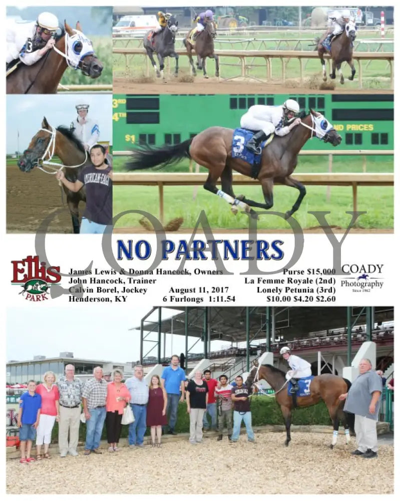 No Partners - 081117 Race 02 Elp Ellis Park