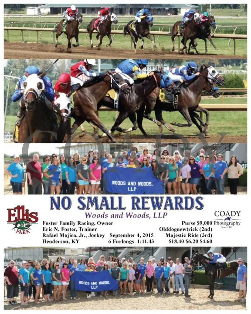 No Small Rewards - 090415 Race 05 Elp Ellis Park