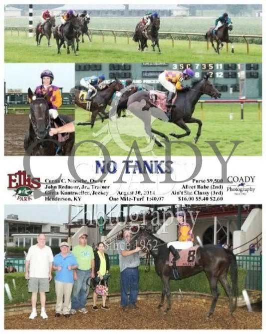 No Tanks - 083014 Race 05 Elp Ellis Park