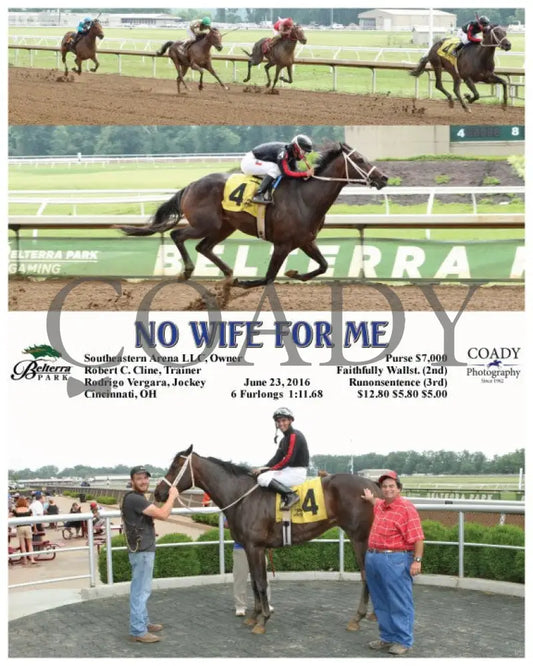No Wife For Me - 062316 Race 03 Btp Belterra Park