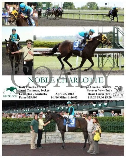 Noble Charlotte - 042512 Race 06 Keeneland