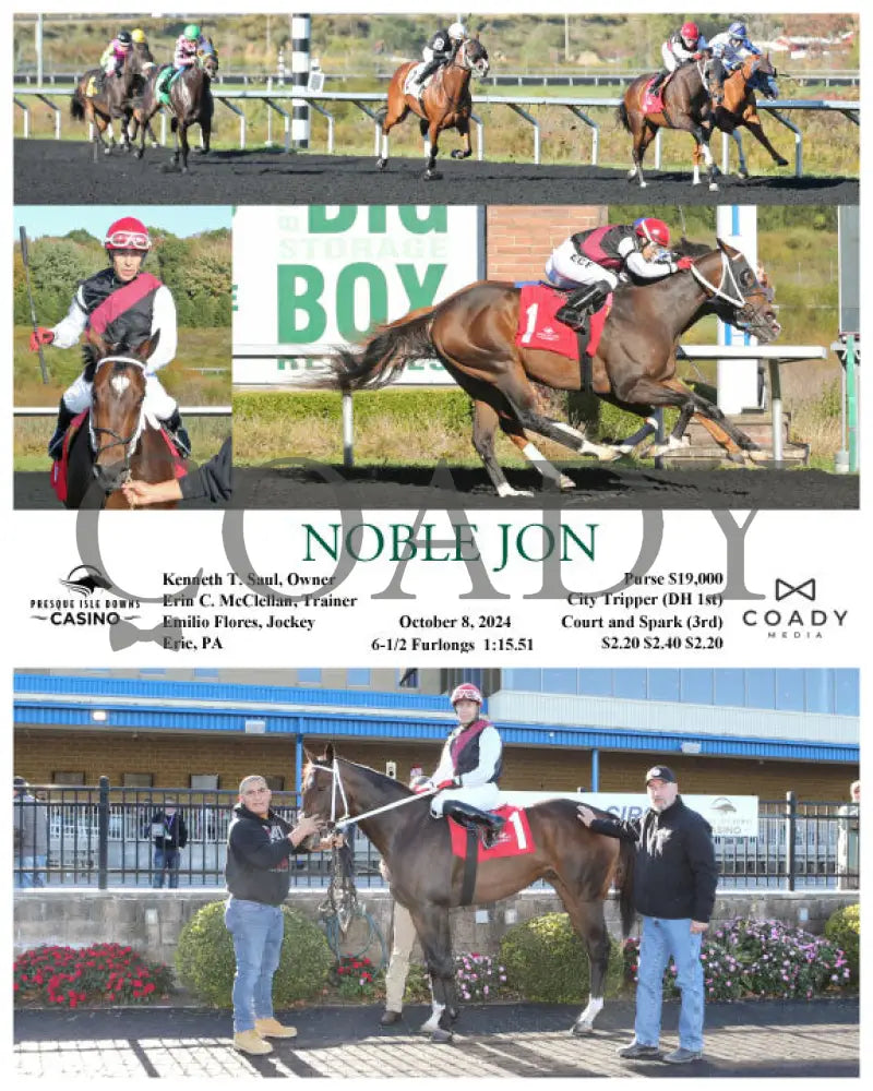Noble Jon - 10-08-24 R04 Pid Presque Isle Downs