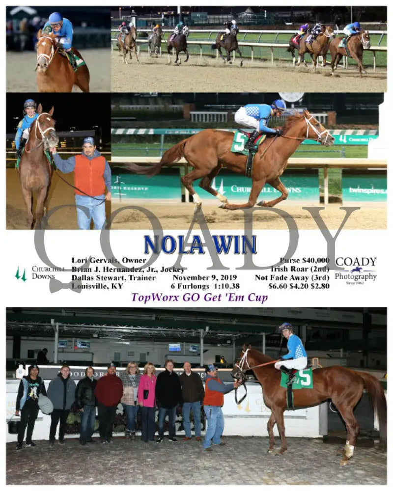 Nola Win - 11-09-19 R11 Cd Churchill Downs