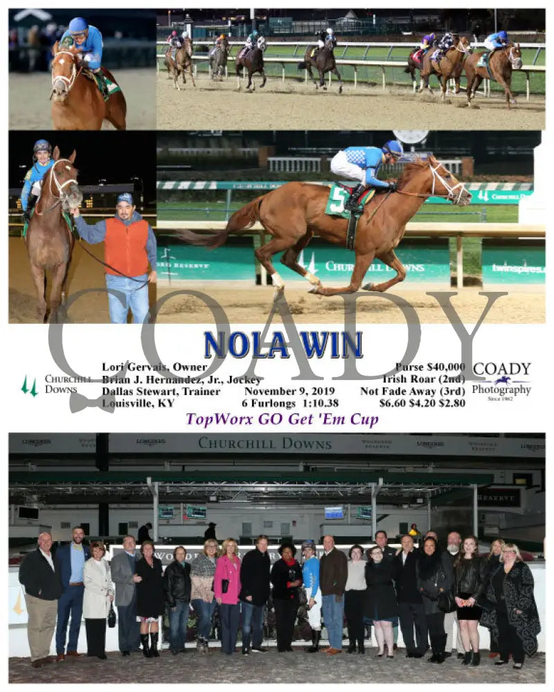 Nola Win - 11-09-19 R11 Cd Group Churchill Downs