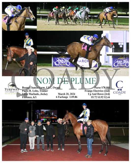 Nom De Plume - 03 - 20 - 24 R07 Tp Turfway Park