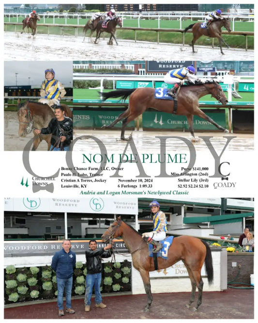 Nom De Plume - 11-10-24 R05 Cd Churchill Downs