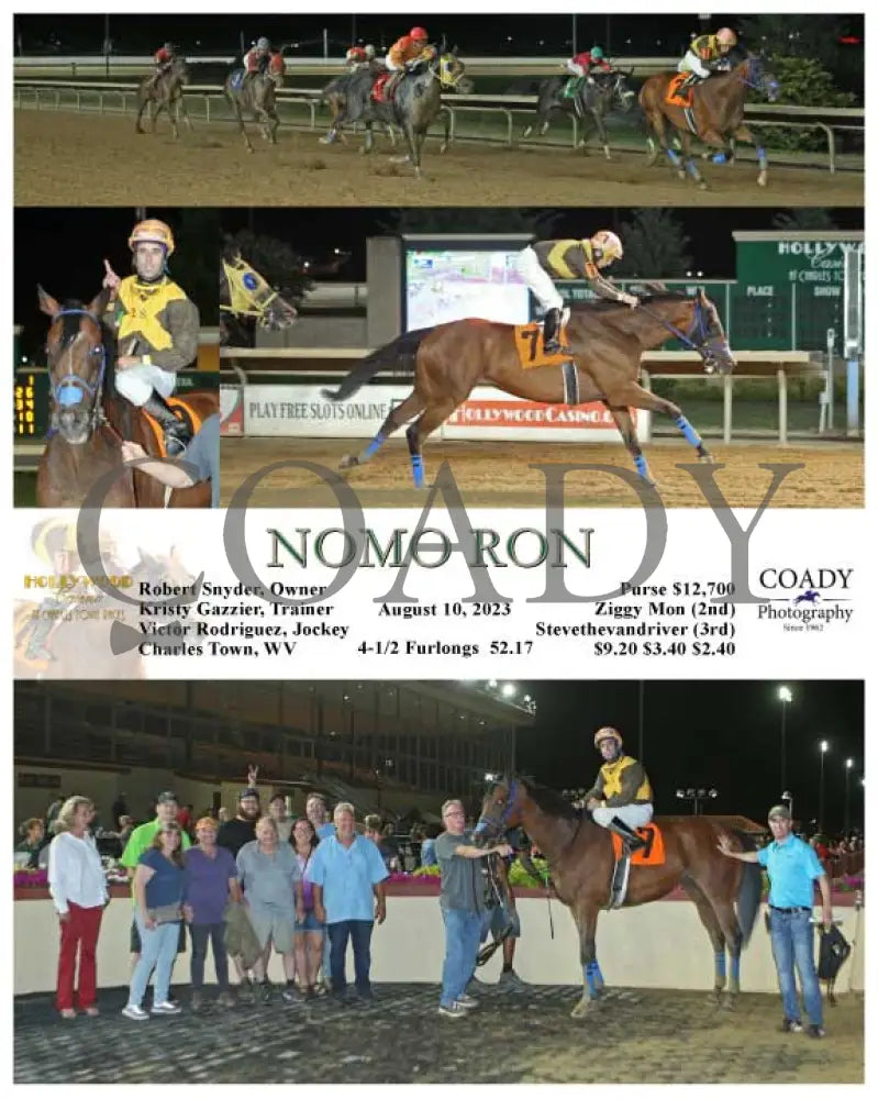 Nomo Ron - 08-10-23 R05 Ct Hollywood Casino At Charles Town Races