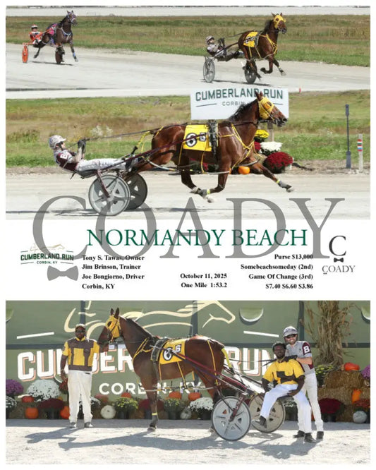 NORMANDY BEACH - 10-11-25 - R06 - CMR Presque Isle Downs