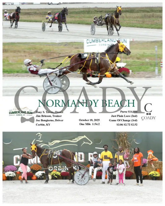NORMANDY BEACH - 101825 - Race 09 - CMR Presque Isle Downs