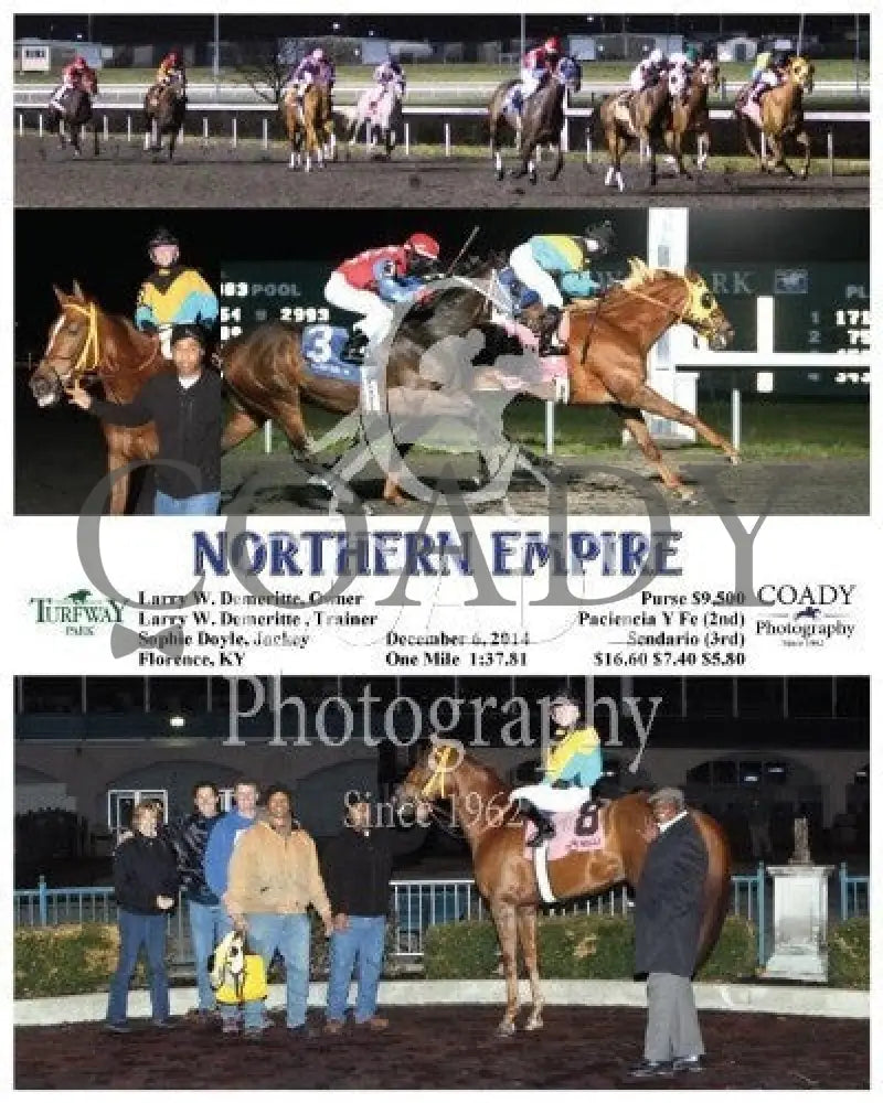 Northern Empire - 120614 Race 03 Tp Turfway Park