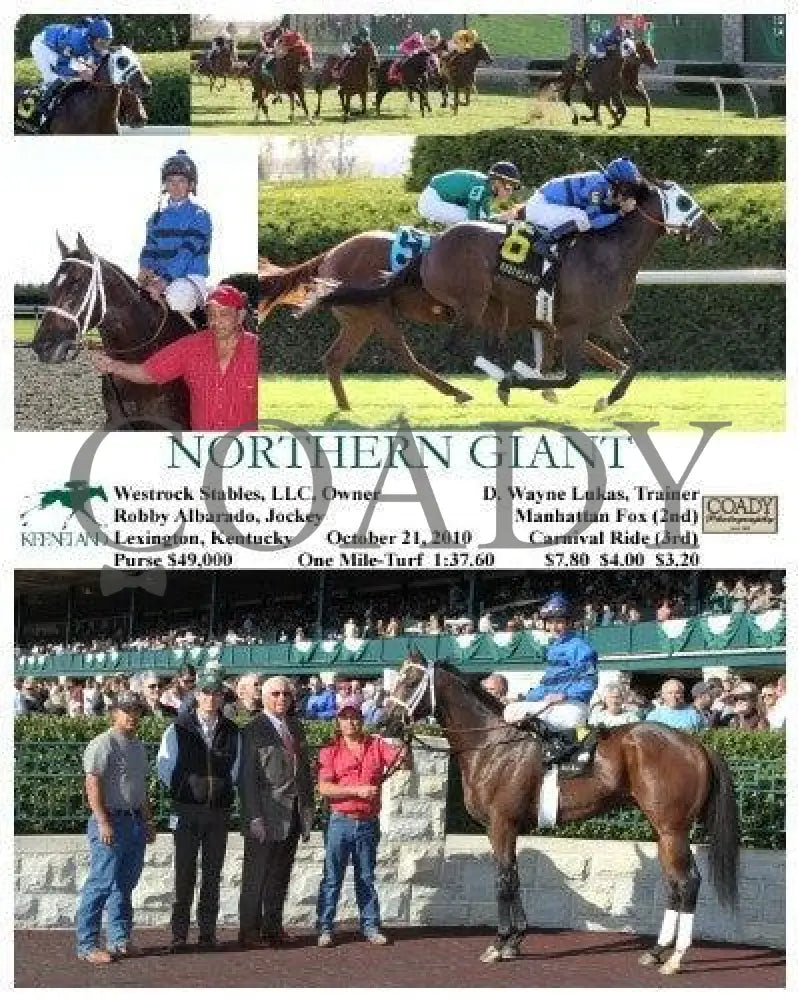 Northern Giant - 102110 Keeneland