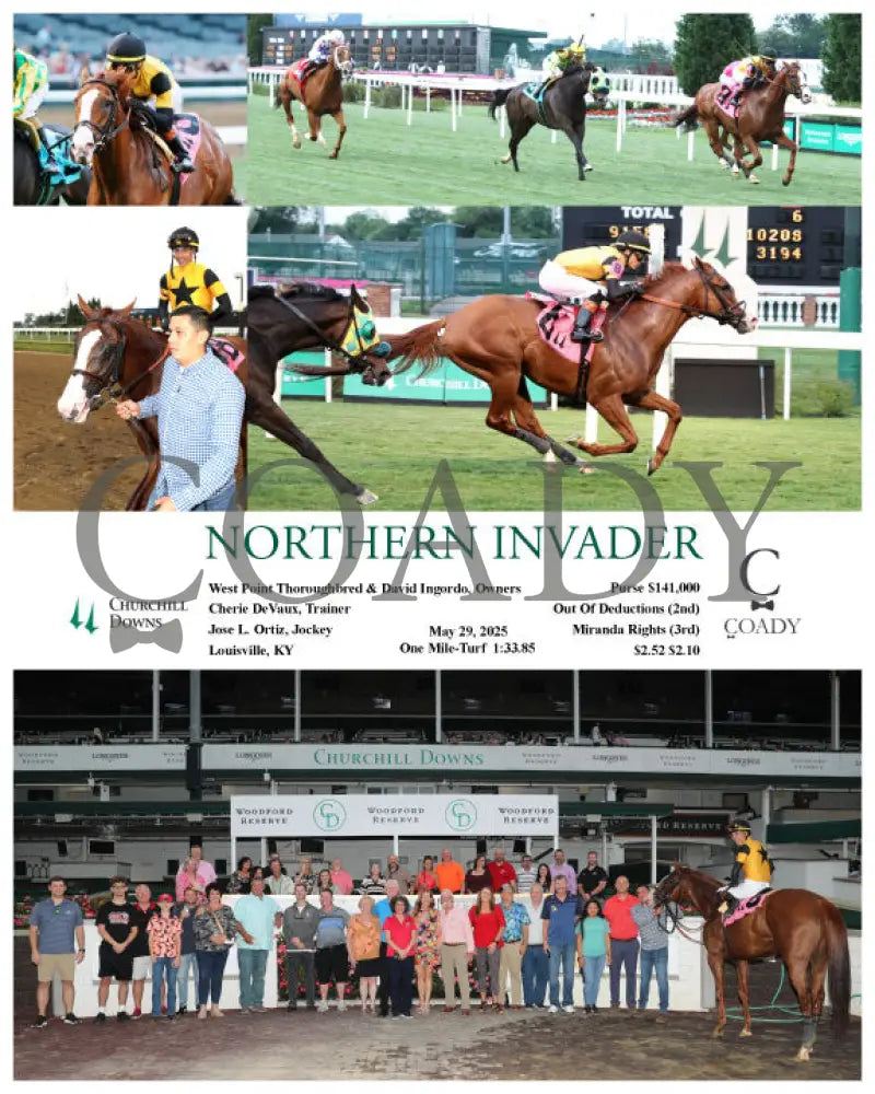 NORTHERN INVADER - 052925 - Race 07 - CD Churchill Downs