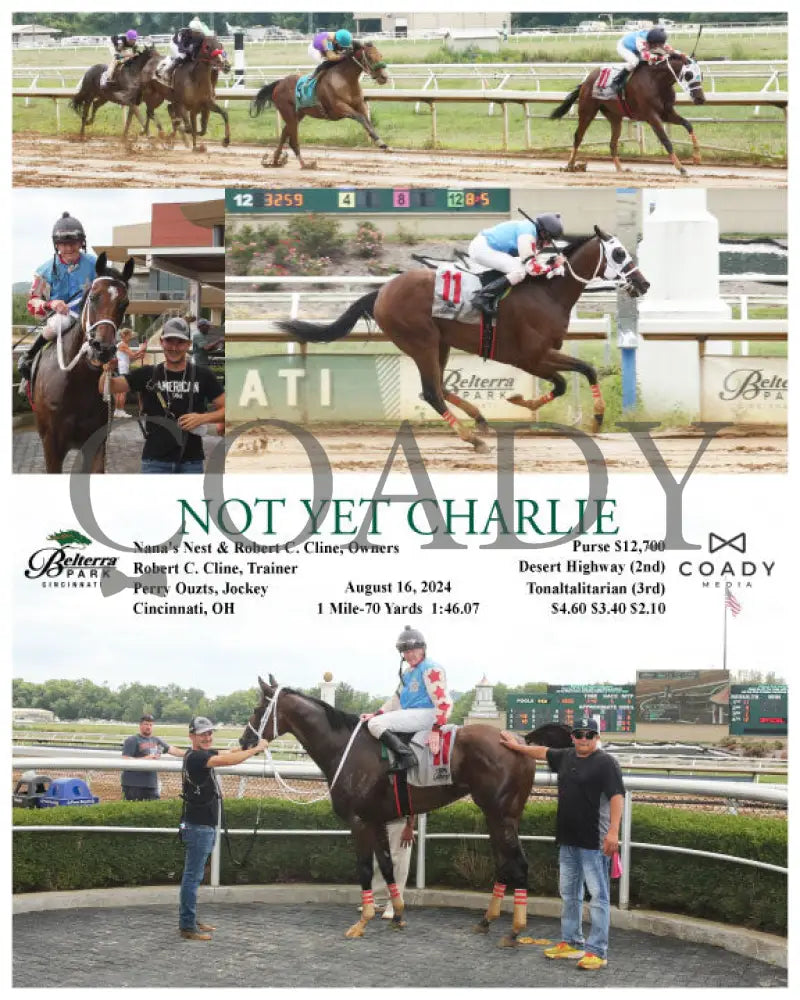 Not Yet Charlie - 081624 Race 05 Btp Belterra Park