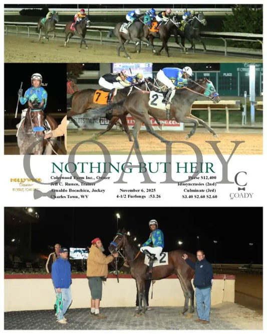 NOTHING BUT HEIR - 11-06-25 - R03 - CT Hollywood Casino at Charles Town Races