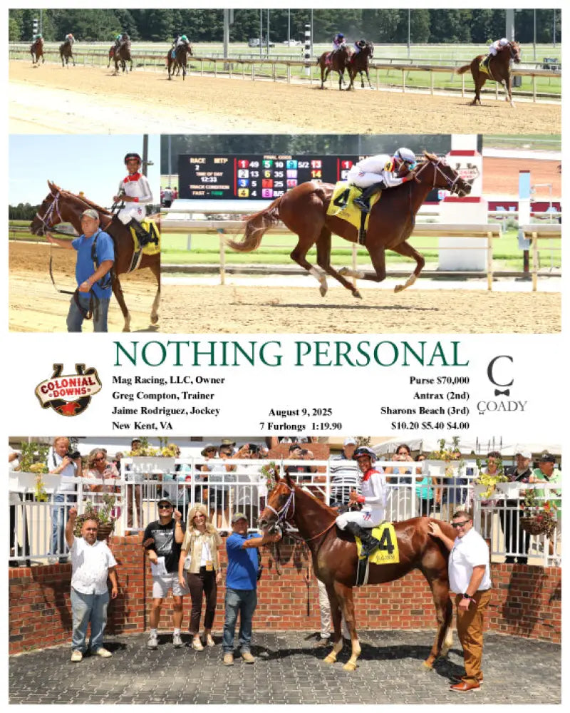 NOTHING PERSONAL - 08-09-25 - R02 - CNL Colonial Downs