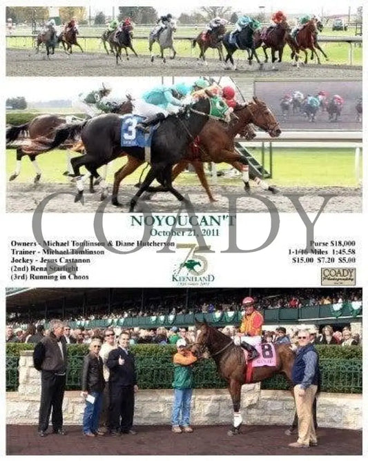 Noyoucan’t - 102111 Keeneland