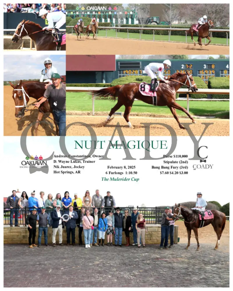 Nuit Magique - 02-08-25 R03 Op Oaklawn Park
