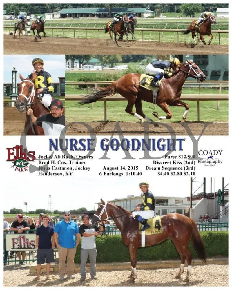 Nurse Goodnight - 081415 Race 03 Elp Ellis Park