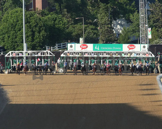 Nyquist - 050716 Race 12 Cd Aerial Start Kentucky Derby
