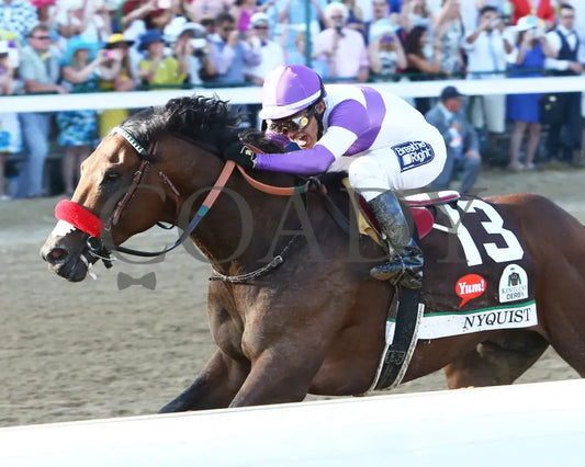Nyquist - 050716 Race 12 Cd Inside Finish 02 Kentucky Derby