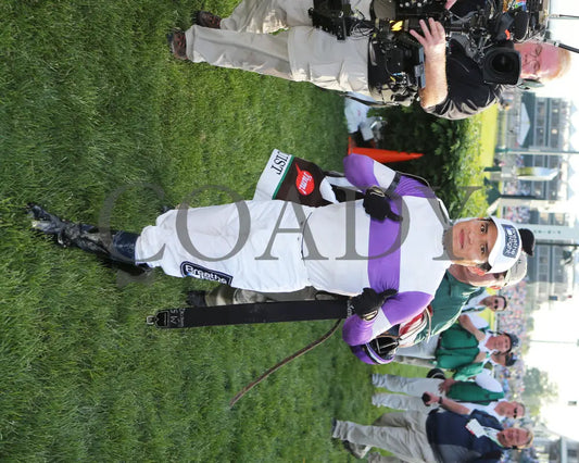 Nyquist - 050716 Race 12 Cd Mario Gutierrez Thumbs Up Kentucky Derby