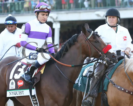 Nyquist - 050716 Race 12 Cd Post Parade 03 Kentucky Derby