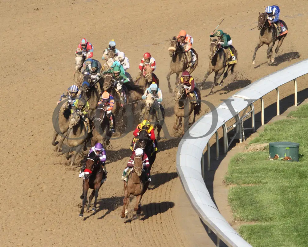 Nyquist - 050716 Race 12 Cd Turn Kentucky Derby