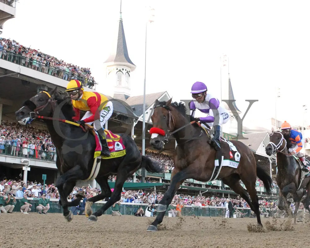 Nyquist - 050716 Race 12 Cd Under Rail First Pass 02 Kentucky Derby