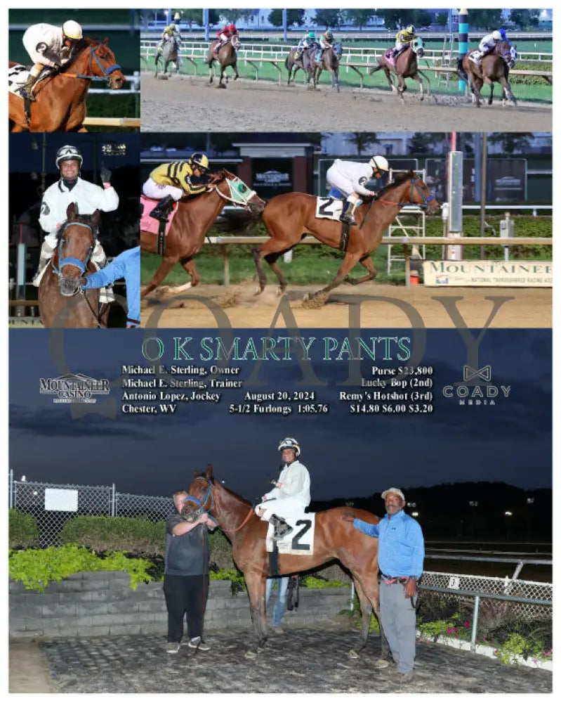 O K Smarty Pants - 08-20-24 R04 Mnr Mountaineer Park