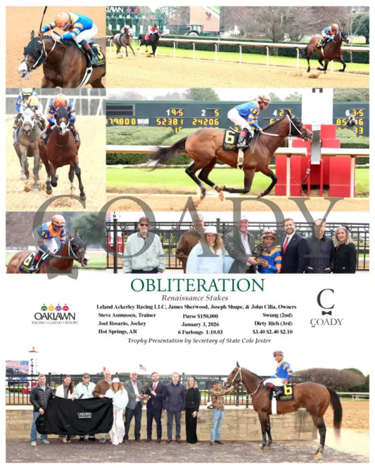 OBLITERATION - 010326 - Race 04 - OP  Renaissance Stakes - Coady Media - Kurtis Coady Photography