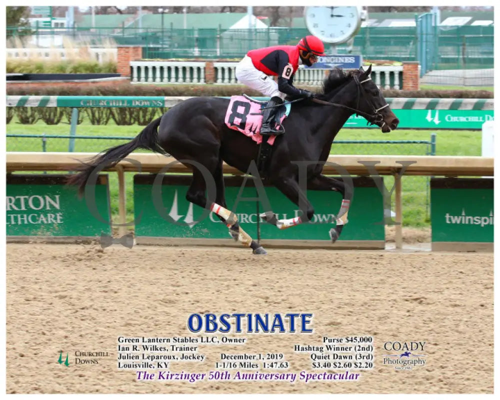 Obstinate - 12-01-19 R05 Cd Action Churchill Downs