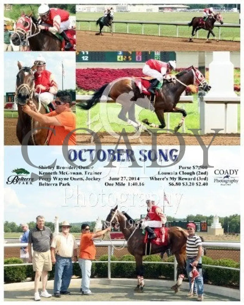 October Song - 062714 Race 05 Btp Belterra Park